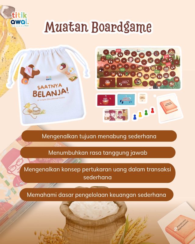 (PO) Board Game Saatnya Belanja!