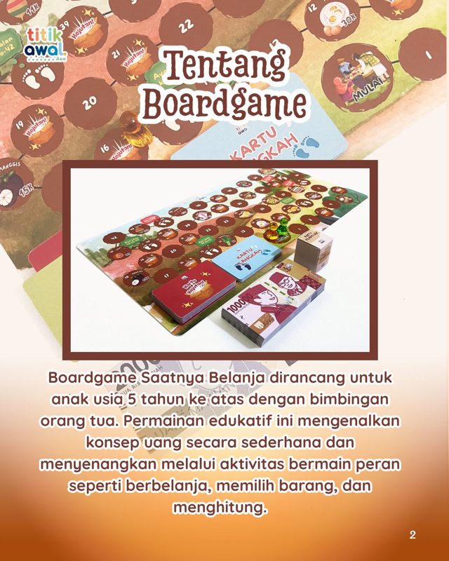 (PO) Board Game Saatnya Belanja!