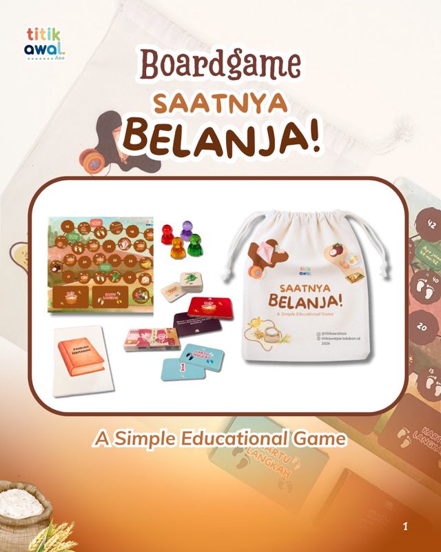 (PO) Board Game Saatnya Belanja!