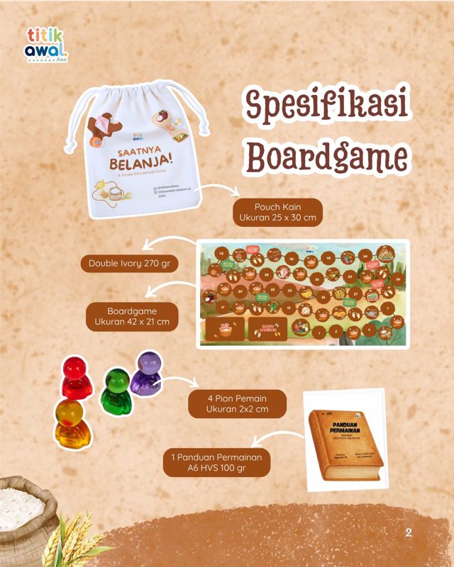 (PO) Board Game Saatnya Belanja!